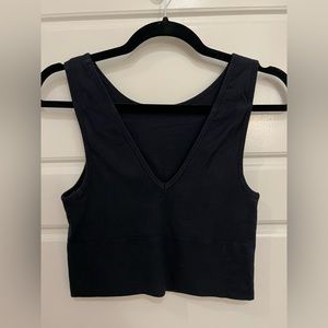 Cropped Ribbed Tank